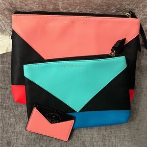 Victoria secret pouches and card holder